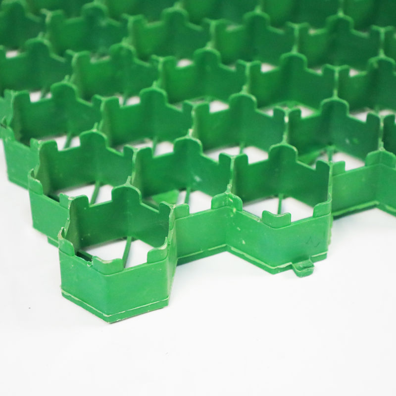 Produtor de grelha de grama de HDPE Grelha de grão de plástico Grelha de grama de grama para entradas e estacionamentos Cor verde preto