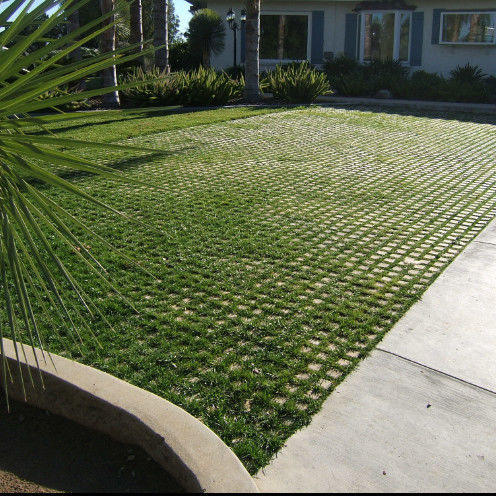 Grelha de grama plástica de plástico para estacionamento saída de incêndio de lote de HDPE Pavimentadores Geogrid para paisagem terra Geocell Grelha de cascalho Paddock Grelha