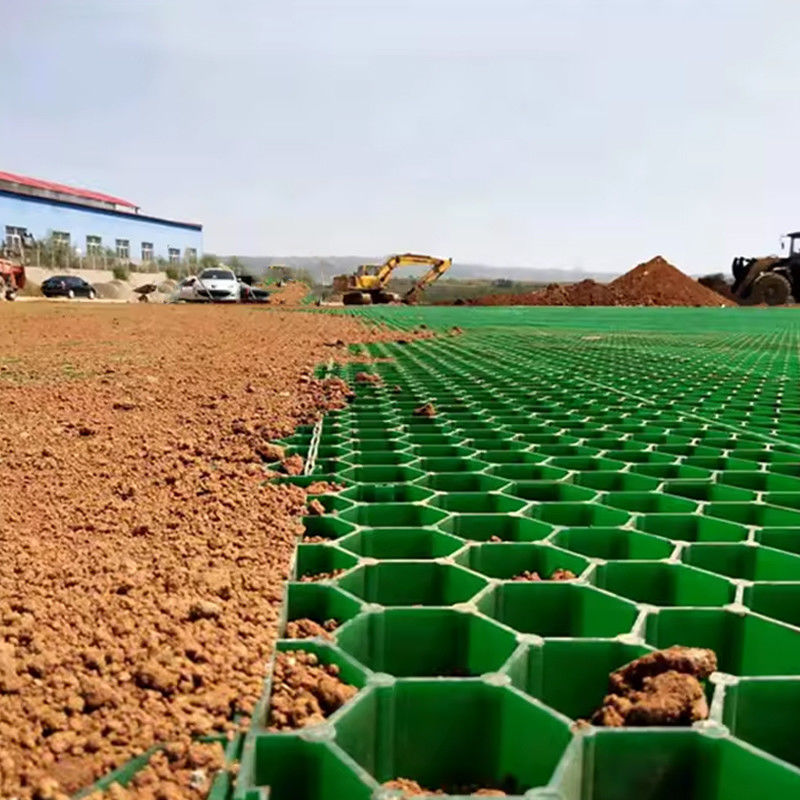 Grades de reforço do solo Grade de relva de plástico de cascalho Grade de relva de plástico hexagonal / estabilizador de entrada