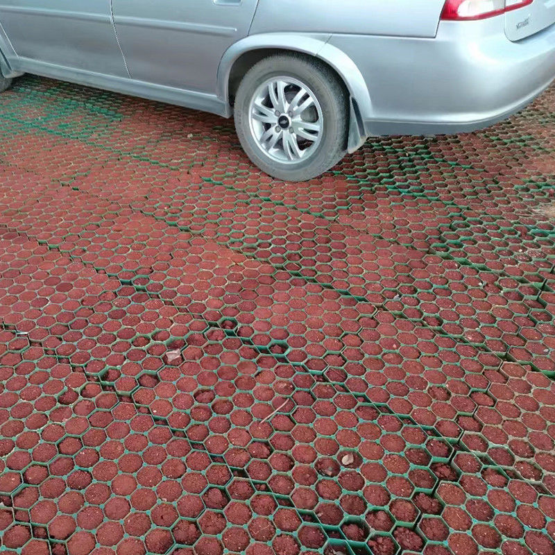 Grades de reforço do solo Grade de relva de plástico de cascalho Grade de relva de plástico hexagonal / estabilizador de entrada