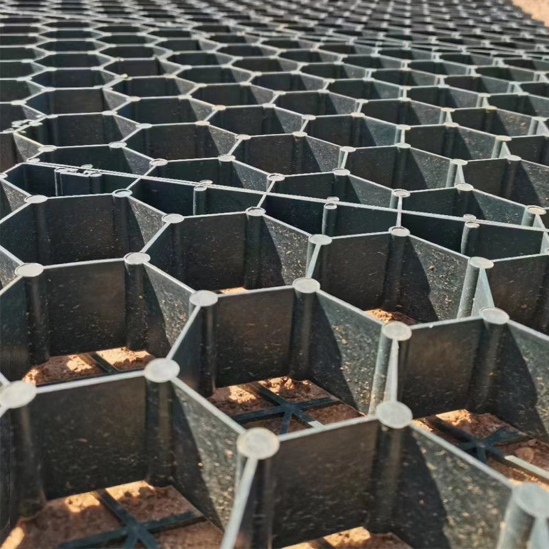 Grades de reforço do solo Grade de relva de plástico de cascalho Grade de relva de plástico hexagonal / estabilizador de entrada