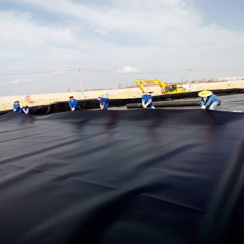 Geomembrana Liner de lago 0,5 mm 1 mm 1,5 mm 2 mm HDPE LDPE Lldpe PVC EVA Geomembrana Liner de lago
