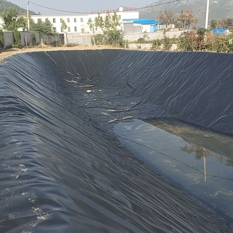Manta Geomembrana de HDPE para Lagoas em Aterros Sanitários, Aquicultura, Minas, Lagos Artificiais, Fazendas de Camarão, Revestimento de Barragens