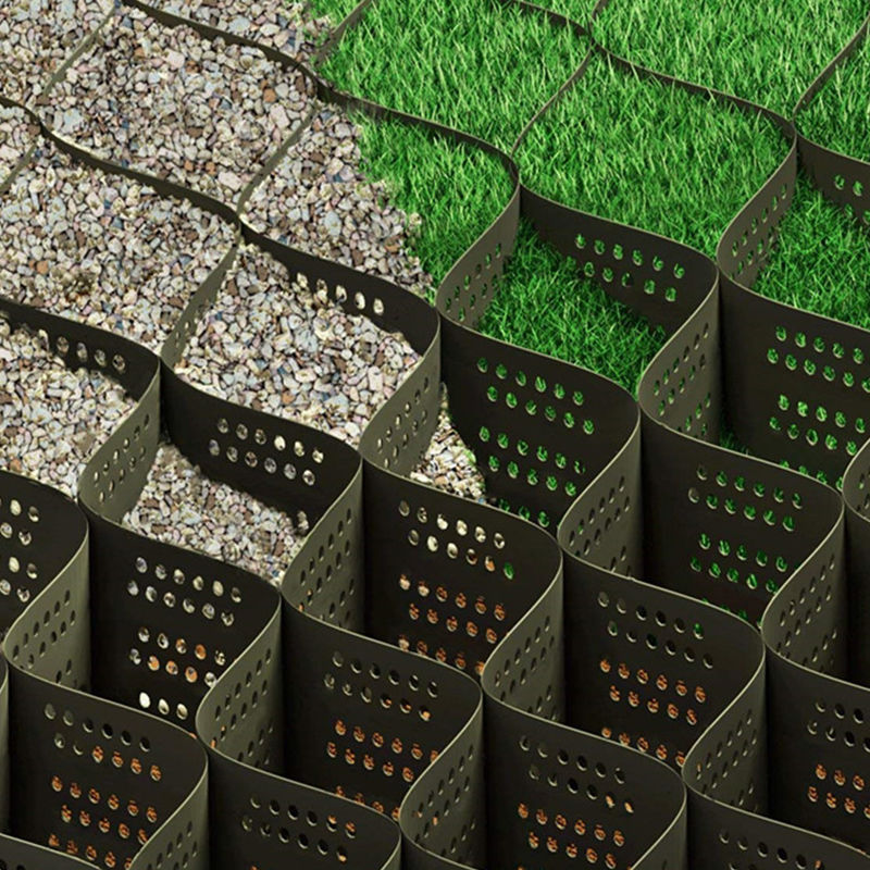 Geogrelha Uniaxial de Poliéster de Alta Resistência para Reforço de Solo, Suporte de Geocélulas e Diversas Aplicações de Engenharia Civil Durável, Confiável e Disponível