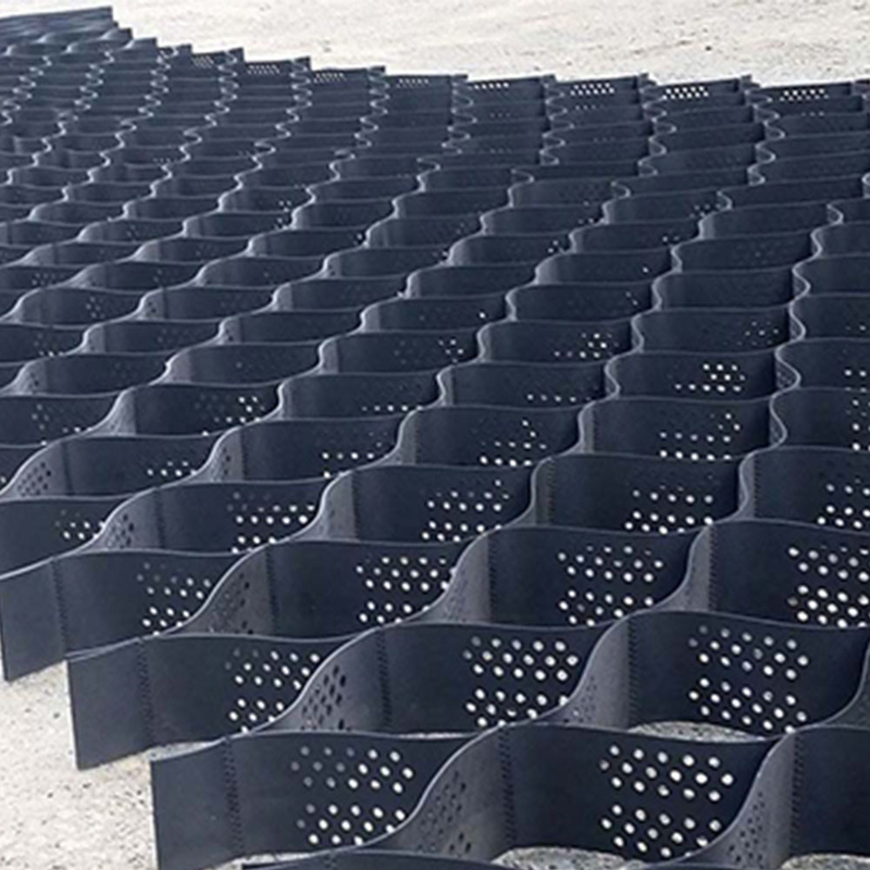 Geocell de alta celulose de confinamento de sistema de fenda de mel Geocell de HDPE para estrada Fundação Proteção de inclinação Parque de estacionamento Parede de retenção