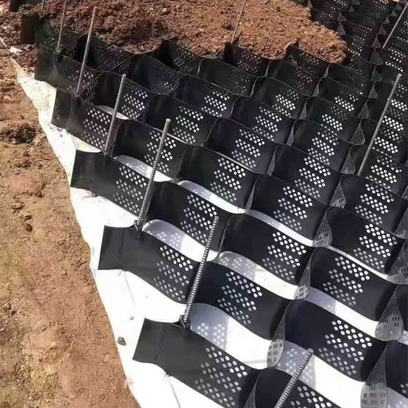 Geocélulas de HDPE para Construção de Estradas, Estabilização do Leito Rodoviário e Suporte de Carga, Estabilização de Cascalho, Malhas de Estabilização de Geocélulas de HDPE