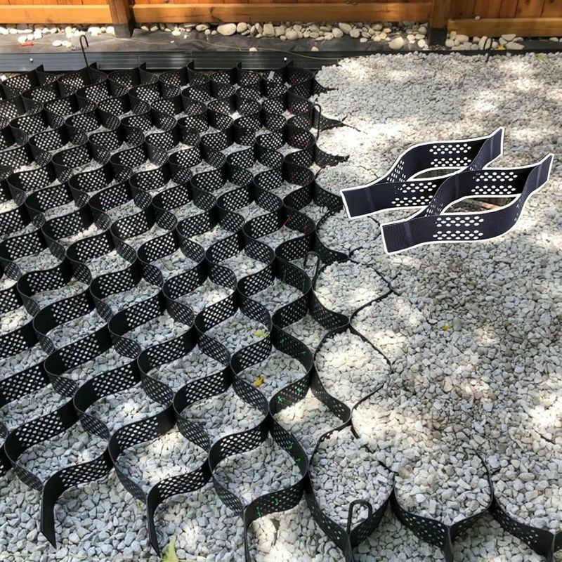 HDPE Geocell de plástico Paved Grid Geocell de HDPE para reforço de porão macio Estabilizador de cascalho de baixo custo Geocell na construção rodoviária