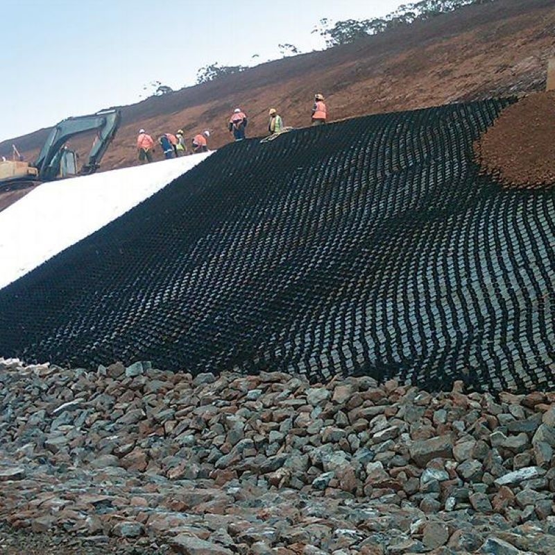 50MM 100mm 150mm HDPE Geocell para controle de erosão de entradas Estabilizador de cascalho Jardim Drainage Board Proteção de inclinação do leito da estrada
