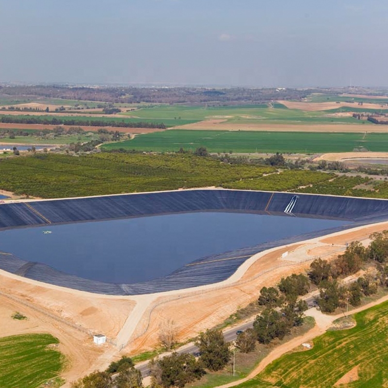 Manta Geomembrana de HDPE para Aquicultura, Piscicultura, Lagoas, Barragens, Piscinas e Aplicações de Contenção de Água