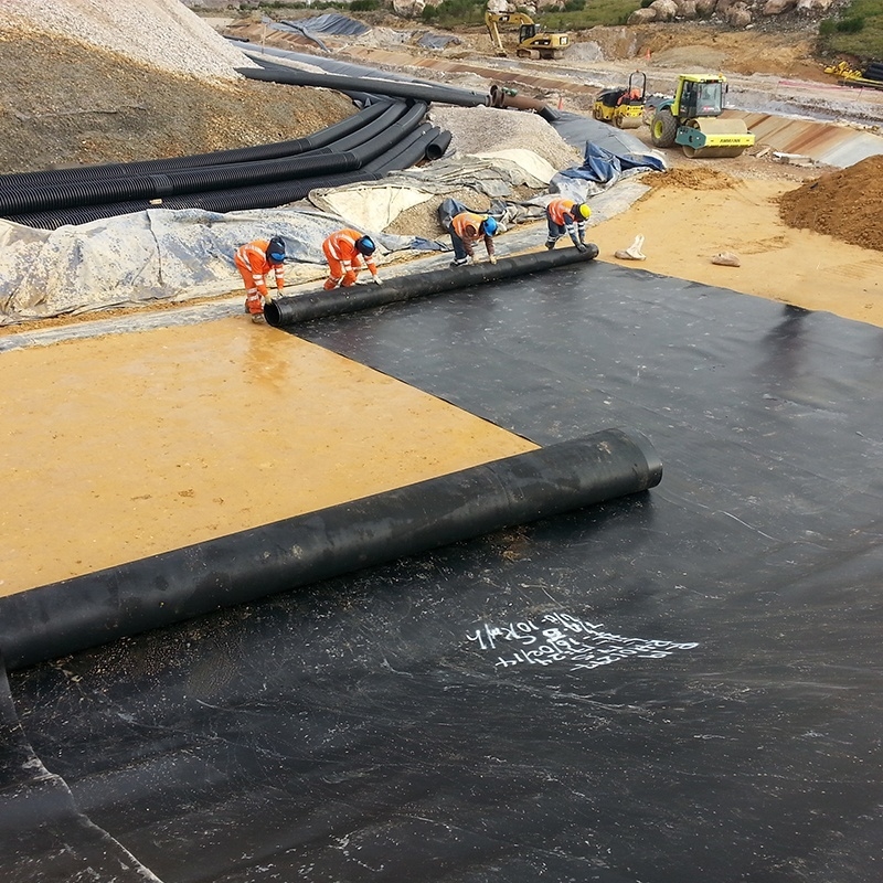 Manta Geomembrana de HDPE para Aquicultura, Piscicultura, Lagoas, Barragens, Piscinas e Aplicações de Contenção de Água
