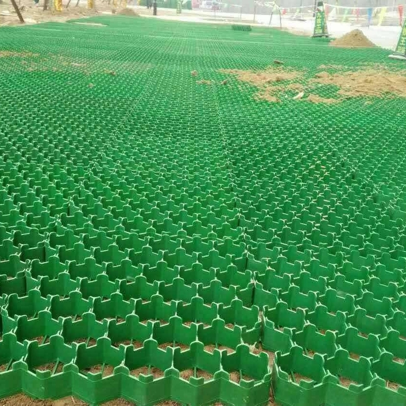 Grade de pavimentação de grama HDPE resistente para reforço de solo permeável, calçadas, estacionamentos, paisagismo e estabilização de gramado