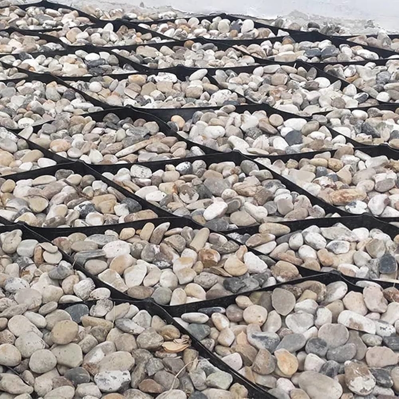 Geocélulas de HDPE duráveis Geocélula de HDPE com superfície lisa para calçadas Controle de erosão para encostas Suporte para muros de contenção