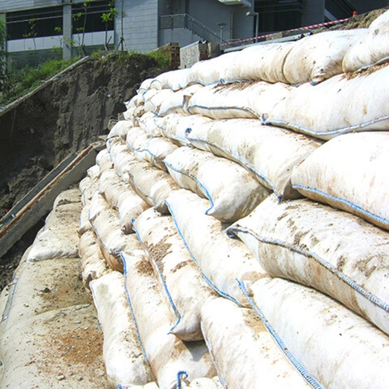 Geobag geotêxtil industrial 40*80cm para proteção de taludes de rodovias, plantio de grama e reflorestamento, controle de inundações