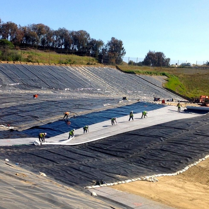 Polietileno para piscifacção exterior Geomembrana Liner de lago HDPE Liner de contenção Liner de lago grande Geomembrana impermeável Liner de lago
