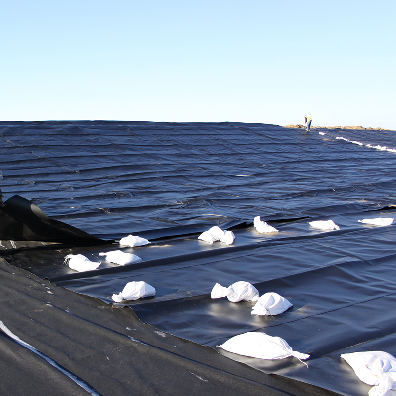 Preço de fábrica 100% Polietileno Virgem de Alta Densidade Geomembrana HDPE lisa e texturizada à prova d'água e anti-infiltração para lagoa de aterro, mineração, barragem, lago de água e revestimento de lagoa