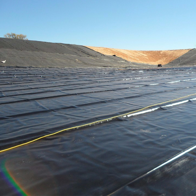 Preço de fábrica 100% Polietileno Virgem de Alta Densidade Geomembrana HDPE lisa e texturizada à prova d'água e anti-infiltração para lagoa de aterro, mineração, barragem, lago de água e revestimento de lagoa