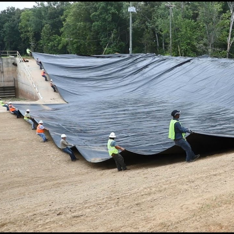 Waterproof Agricultural Pond Liners 0.5mm 1.5mm 2mm HDPE Geomembrane for Fish Pond Liner Shrimp Farming Tanks Dam Liner