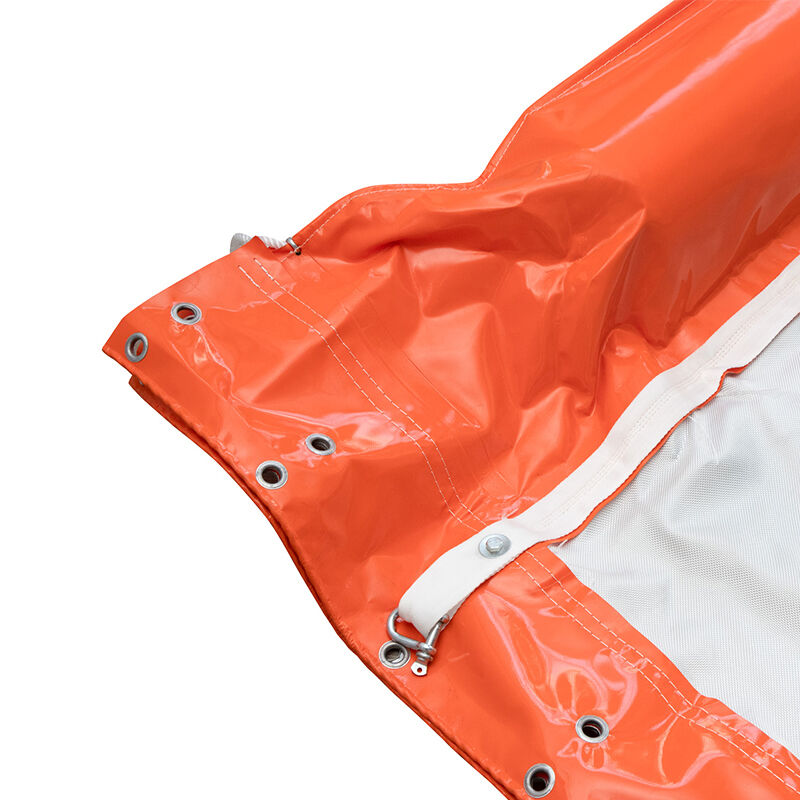 Cortina Flutuante de Sedimentos para Controle de Poluição da Água, Barreira de Contenção de Óleo, PVC, Cortina Flutuante Aquática Permeável