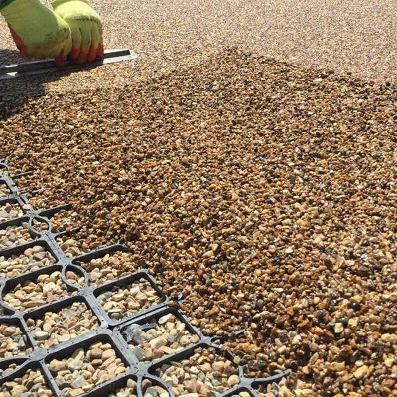 Grelha de gramado de plástico HDPE para estacionamentos de pavimento de grama, controle de erosão de encostas, estabilização do solo, pavimentadoras de cascalho e paisagismo, Grelha de gramado de plástico